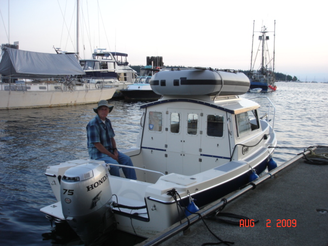 2 August Nanaimo CBGT
Joe waiting for the Nanaimo fuel dock to open Sunday morning