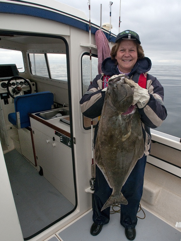 20 lb Halibut Strait of Juan de Fuca
