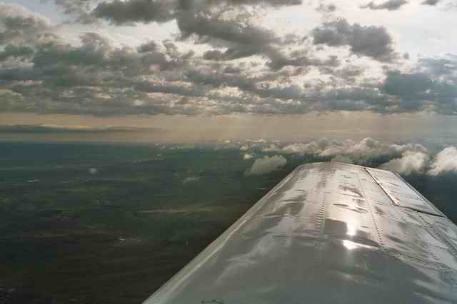 200306XX Amy her Dad & I flying over Eastern Montana