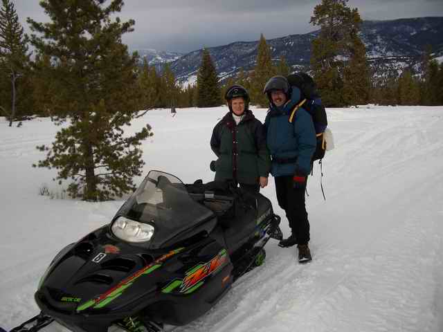 20040215 01 - Big Sky MT Snomobile Trip w Parents