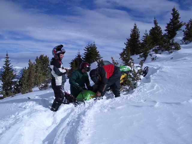 20040215 09 - Big Sky MT Snomobile Trip w Parents
