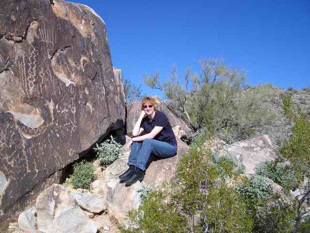 20041225 - 04 Christmas w Family in AZ - Hiking near Surprise