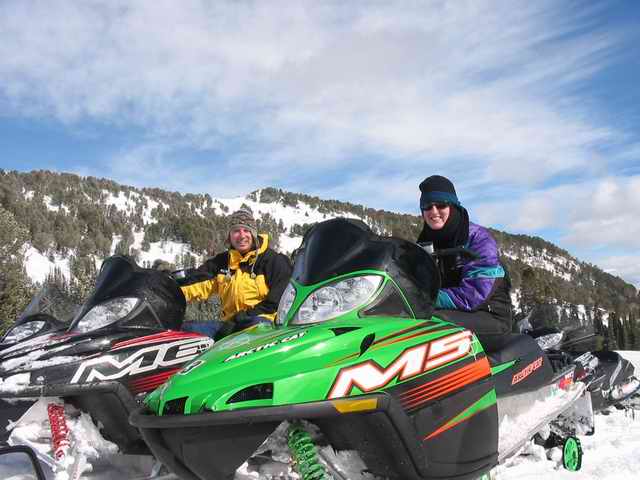 20050220 - 11 Overnight Snomobiling near Big Sky Montana