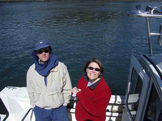 20060319 - 07 Columbia River Rooster Rock to Beacon Rock - Colin & Christy
