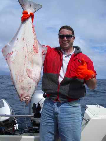 20060610 - 11 Newport Halibut Trip - TA DA...just like old times in Homer Alaska