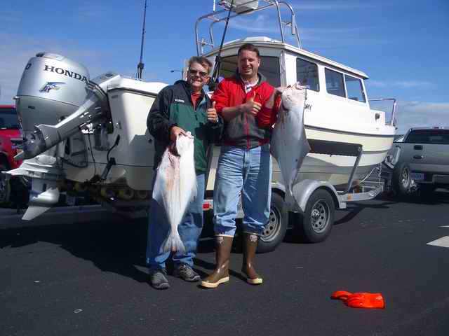 20060610 - 15 Newport Halibut Trip - 2 college buddies from Montana State