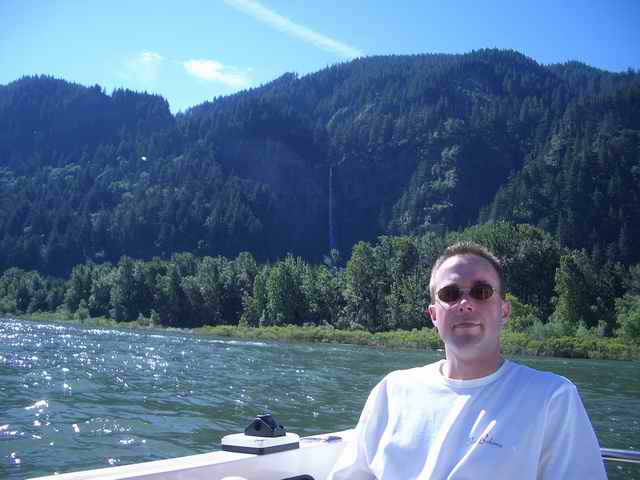 20060709 - 03 Showing Cousin from Kansas Columbia River - Multnomah Falls