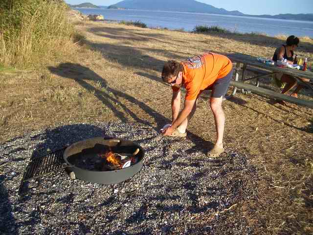20060722 - 14 San Juans w Brother & Sister in law - Dinner on Patos