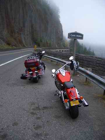 20061014 - 01 Rented a Harley for a 200 mile ride SR-14 to Hood River around Mt. Hood