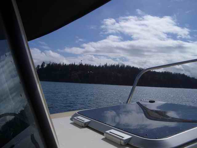 20070325 - 09 Poulsbo C-Dory Gathering - Coming into Port Ludlow
