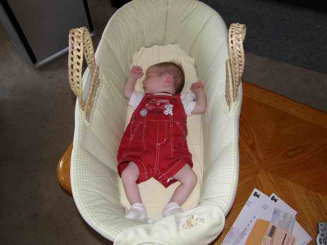 20070728 - 01 Bozeman & Helena MT Trip - Our new nephew Ayden born July 10th