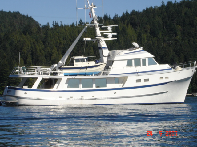 24 July 2007
   Montague Harbour
19 CD on same yacht that
was in Roche Harbor in June