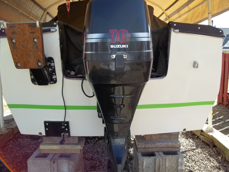 4/12/2011...washed hull and applied paint line