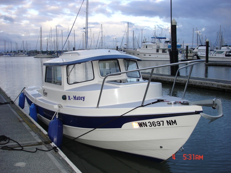 4 May 2007 Bellingham:
R-MATEY is ready to go
 to Lopez Island