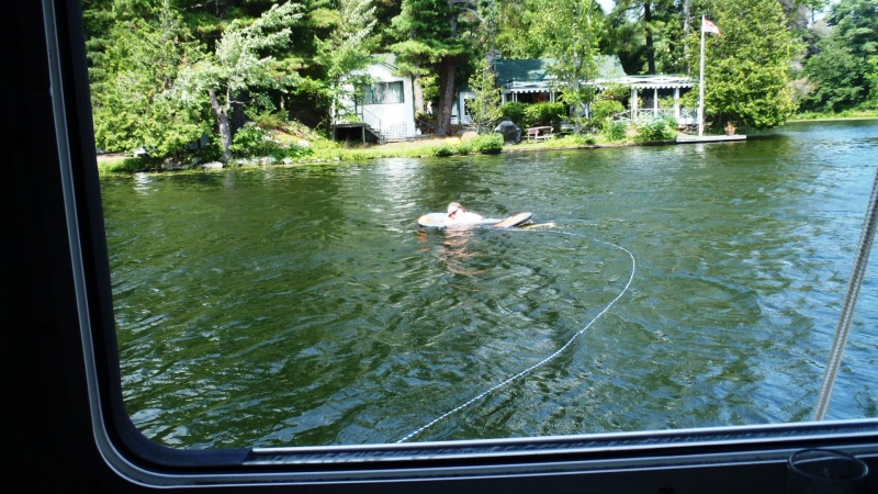53.) Swimming at Davis Lock