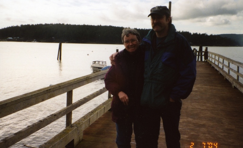 7 Feb 2004 Decatur Island 
  Visiting with our son