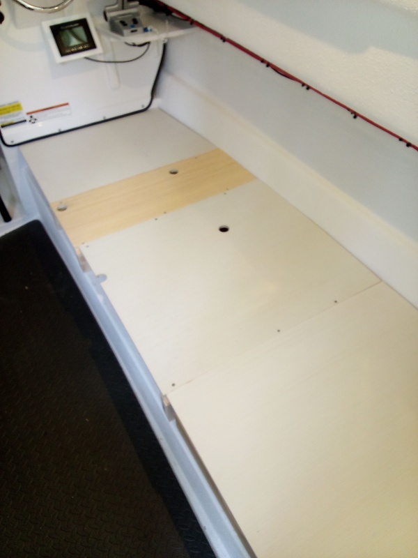 adding a berth platform on starboard side