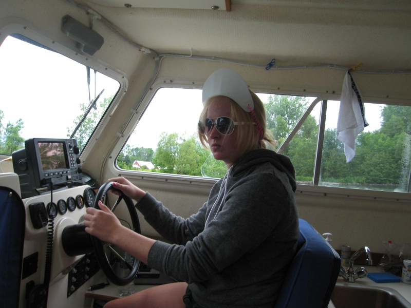Admiral Brittany at the helm