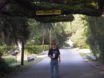 Alan on our walk around Beaufort