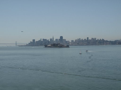 Alcatraz Island with San Francisco skyline
