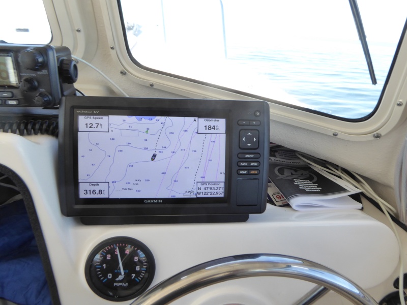 Almost back home to Edmonds Tuesday morning.  Loving this cruise speed in the CD22 - about 3100 rpm and 12 knots!