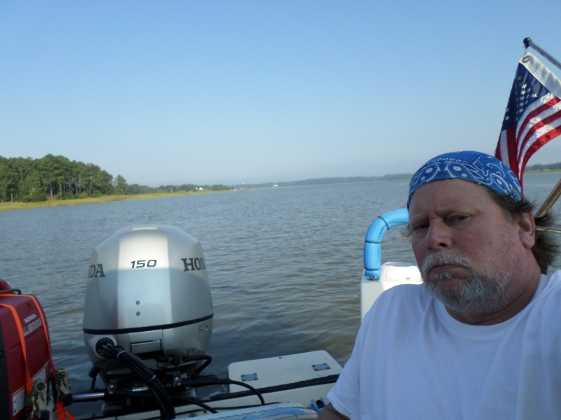 Anchored in the Pagan River taking a break.