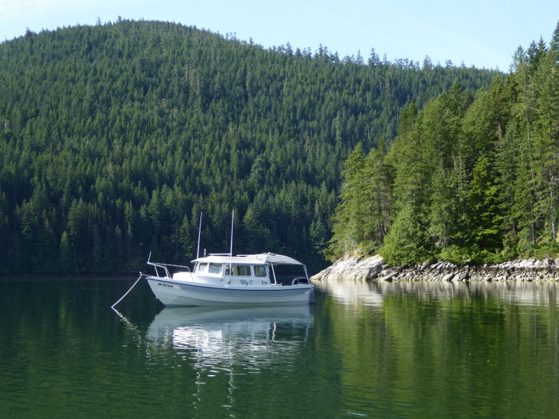 Anchored in Waiatt Bay wednesday morning