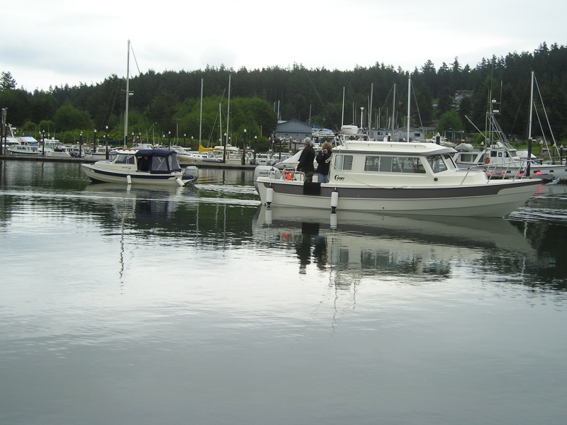 (Anna Leigh) Anita Marie coming in and Bambina heading out.