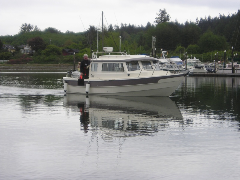 (Anna Leigh) Fred on Anita Marie coming into Fishermans Bay.