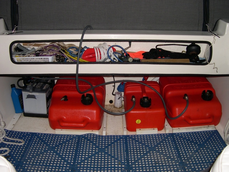 Battery and Fuel Supply for 16' "Sea Shift"