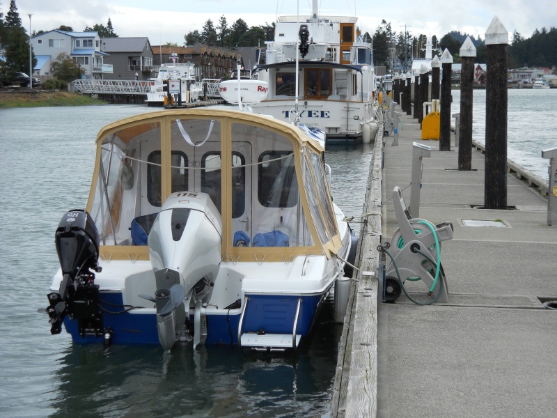 "Betty Ann" at La Conner "F" Dock -- Stern View