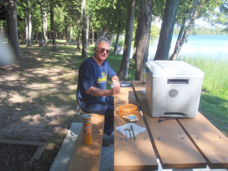 Birch Lake roadside park in MI