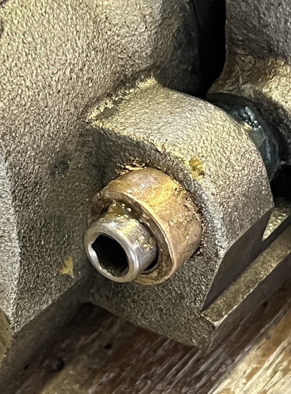 Brake Caliper with Bronze slider pin bushings