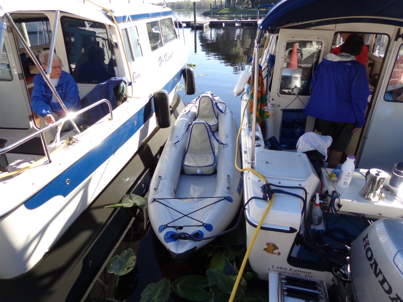Bruce and Joyce's inflatable kayak (Carpy).