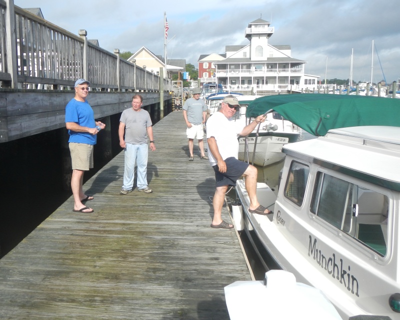 Bruce, Neal, Bob and Earnie ready to leave