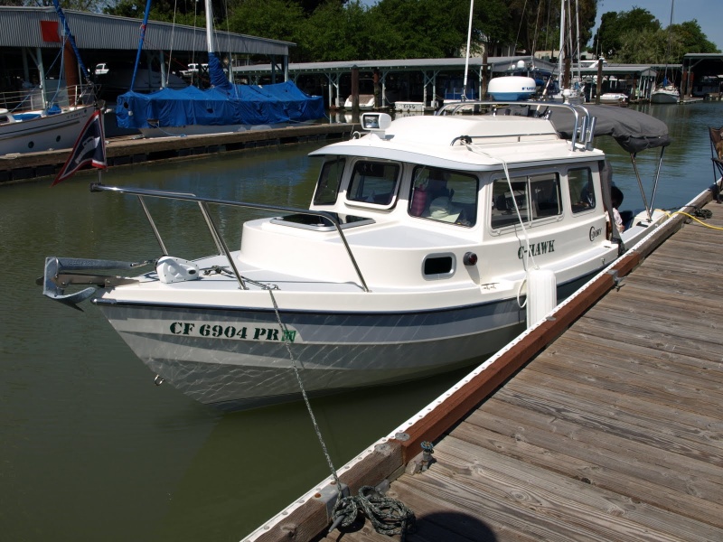 C-Hawk at the Rio Vista dock.