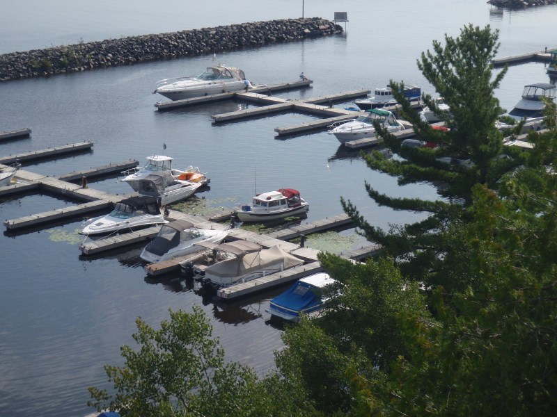 C-Scooter in harbor Spanish River Ontario
