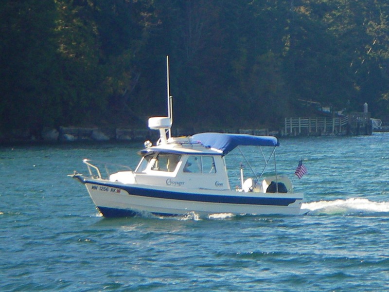 C-Voyager the "Stretch 16" which is now the infamous CD-18, coming into SBSP dock for the 07 CBGT. Concept, design and fabrication and piloted by "Oldgrowth Dave" completed in 07.