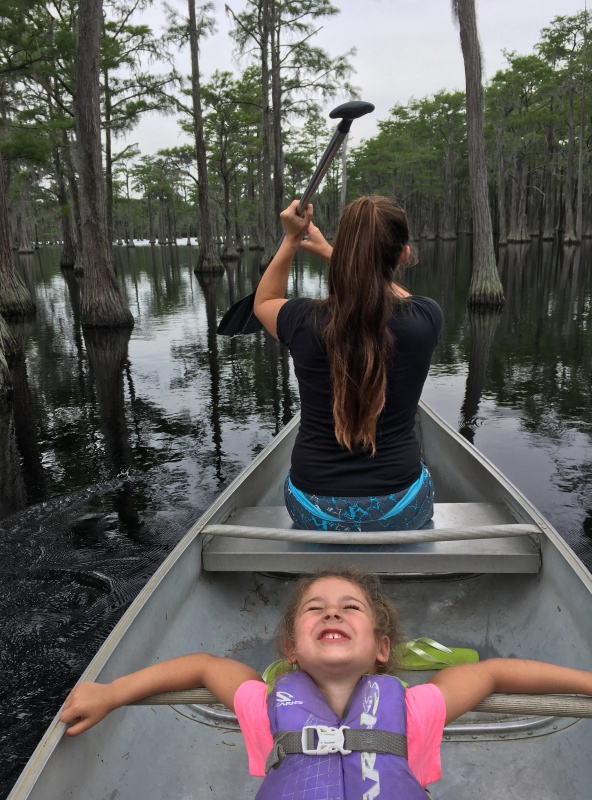 canoeing the cypress forest