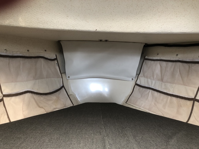 Chain locker cover closed