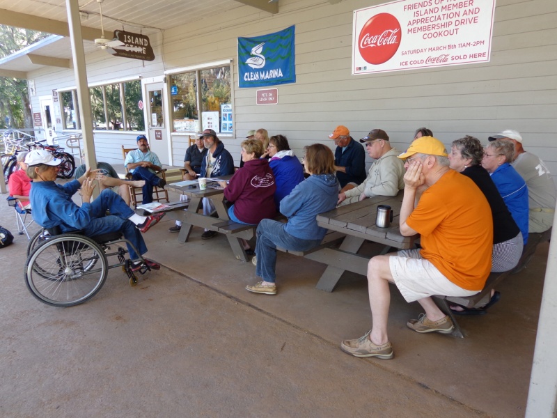 Cliff (Ocklawaha Queen) gave a very interesting informative talk on the Ocklawaha River.