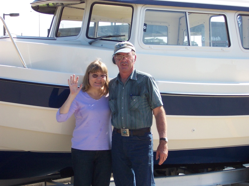 Close up of Bill and Sue with C-Swell.