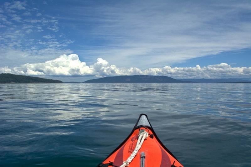 Coasting back to Doe Island, with the tide. I knew if I could make it as far as Blakely it would be an easy ride back. Took only an hour to make the 5 miles back to the boat.