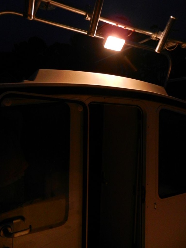 Cockpit light on.