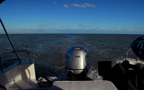 Coming back in from the Gulf