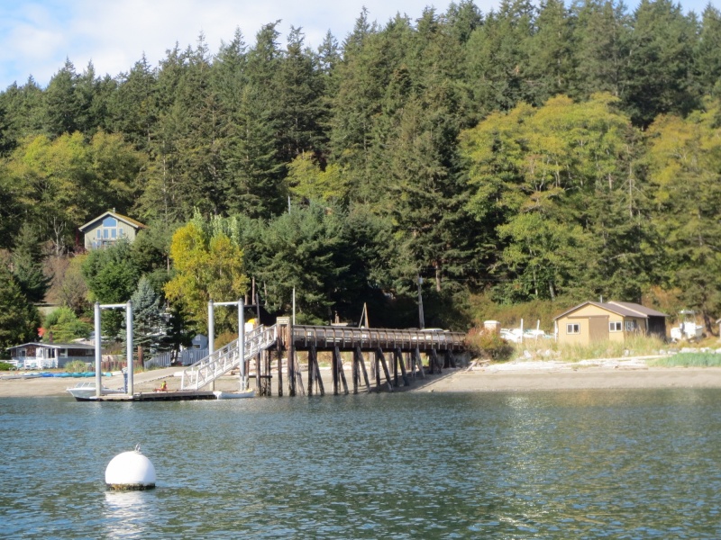 County dock in Obstruction Pass