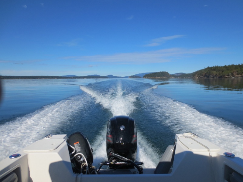 Cruising around the South end of Center Island