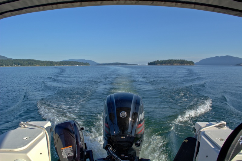 Cruising at my preferred speed of 5-6 knots