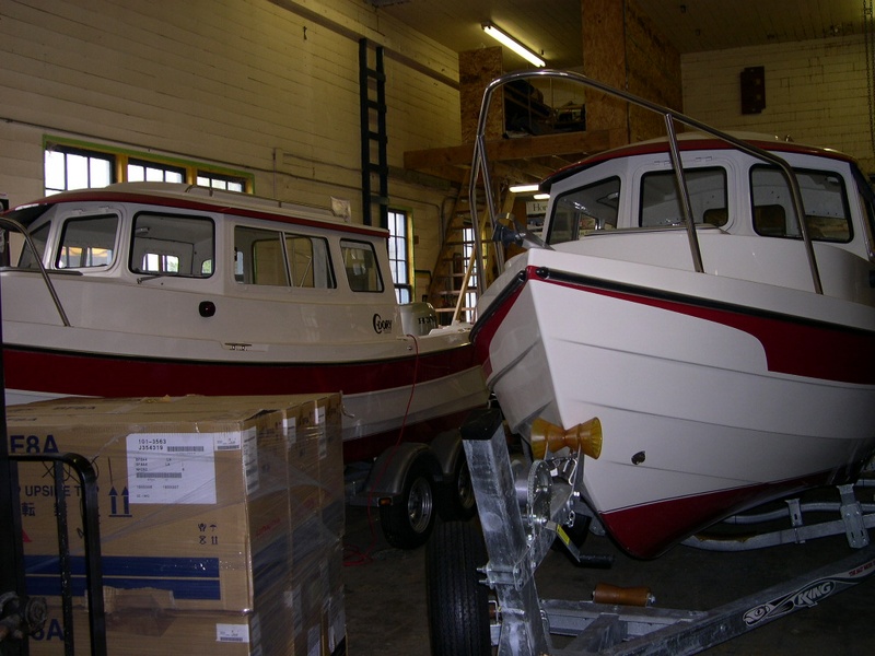 "Da Nag" and "Sea Shift" being outfitted at EQ Marine.