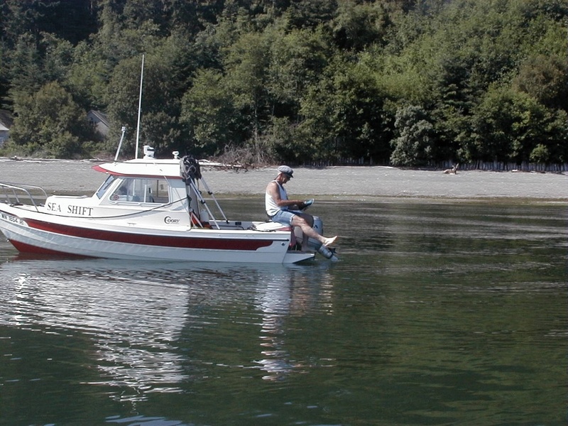 Dave S. lolling about on the SeaShift